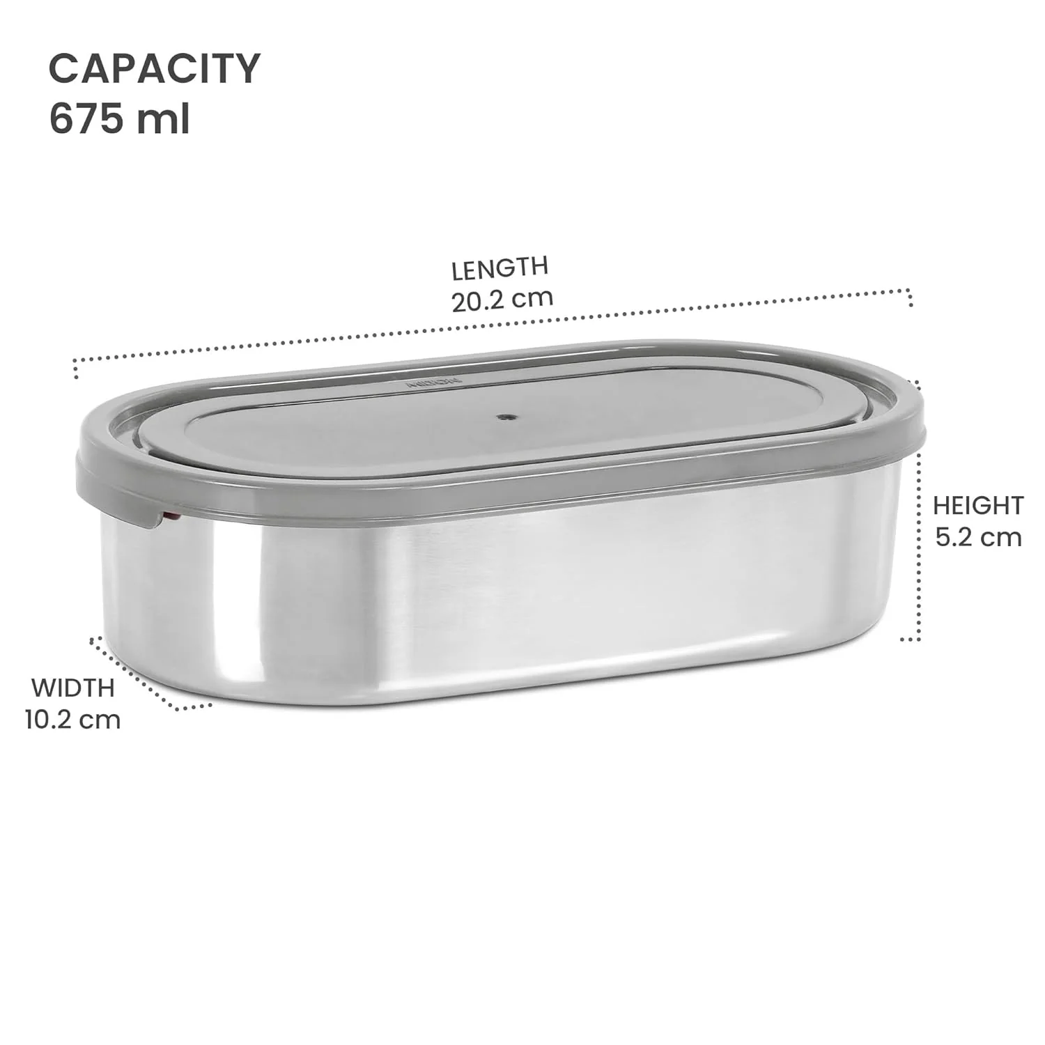 Steel Slider Stainless Steel Container (Milton) - Image 4