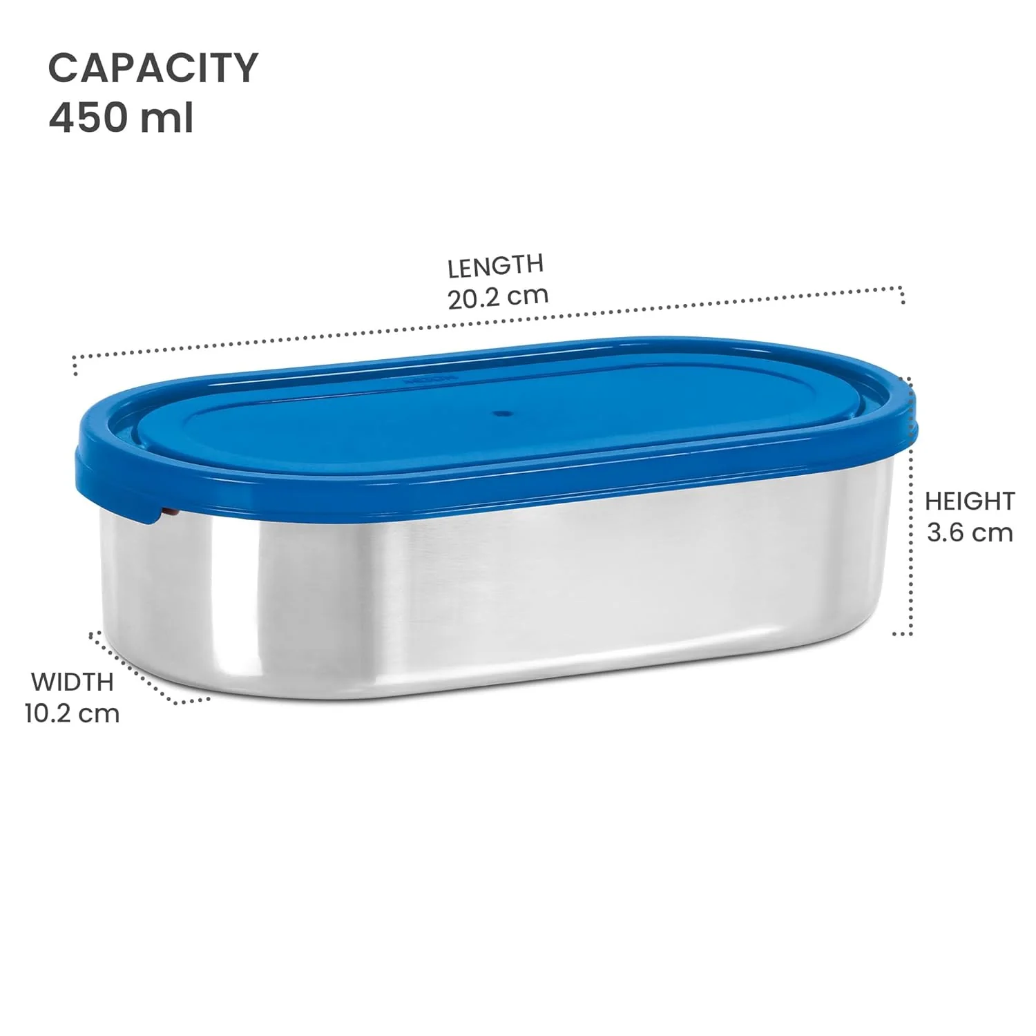 Steel Slider Stainless Steel Container (Milton) - Image 5