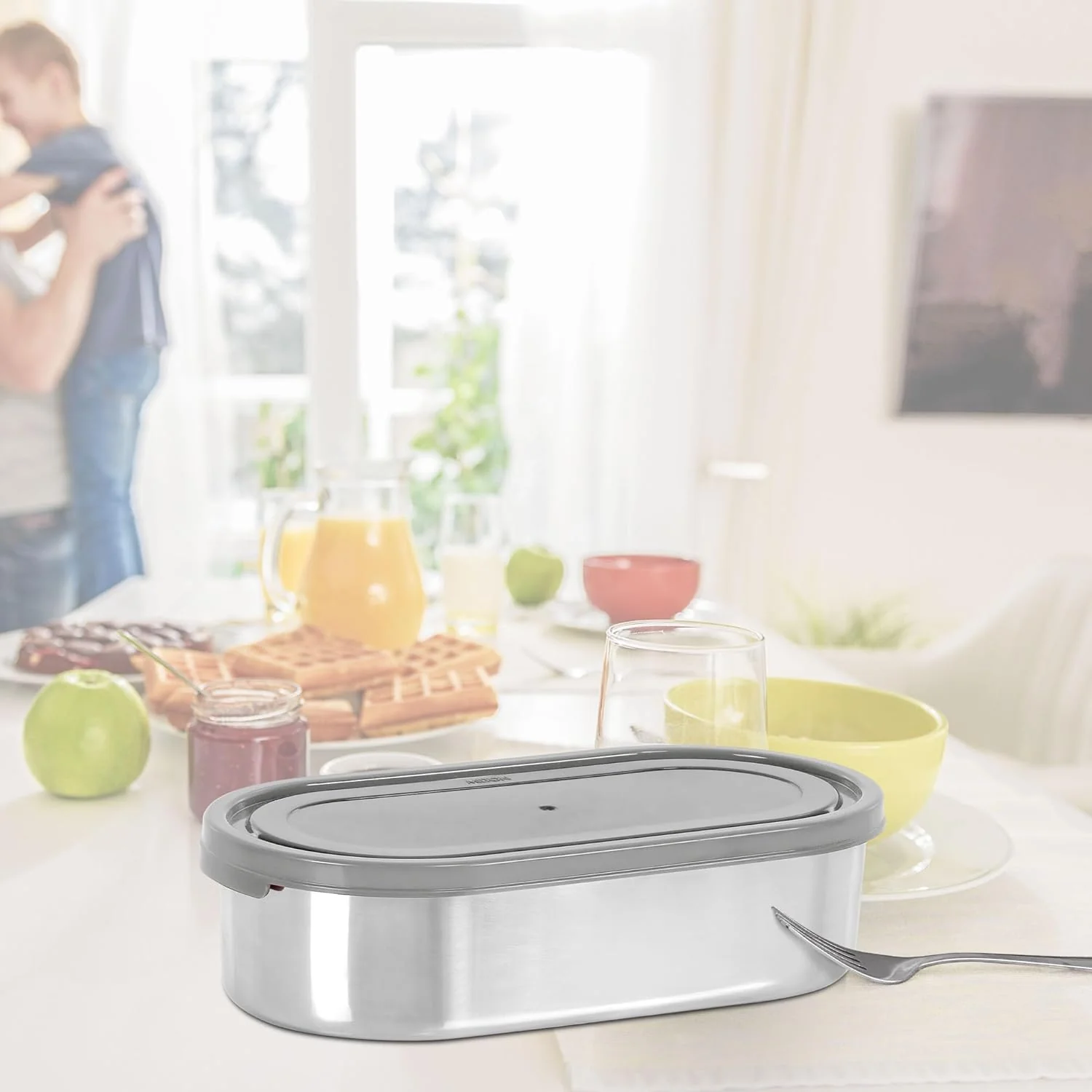 Steel Slider Stainless Steel Container (Milton) - Image 6