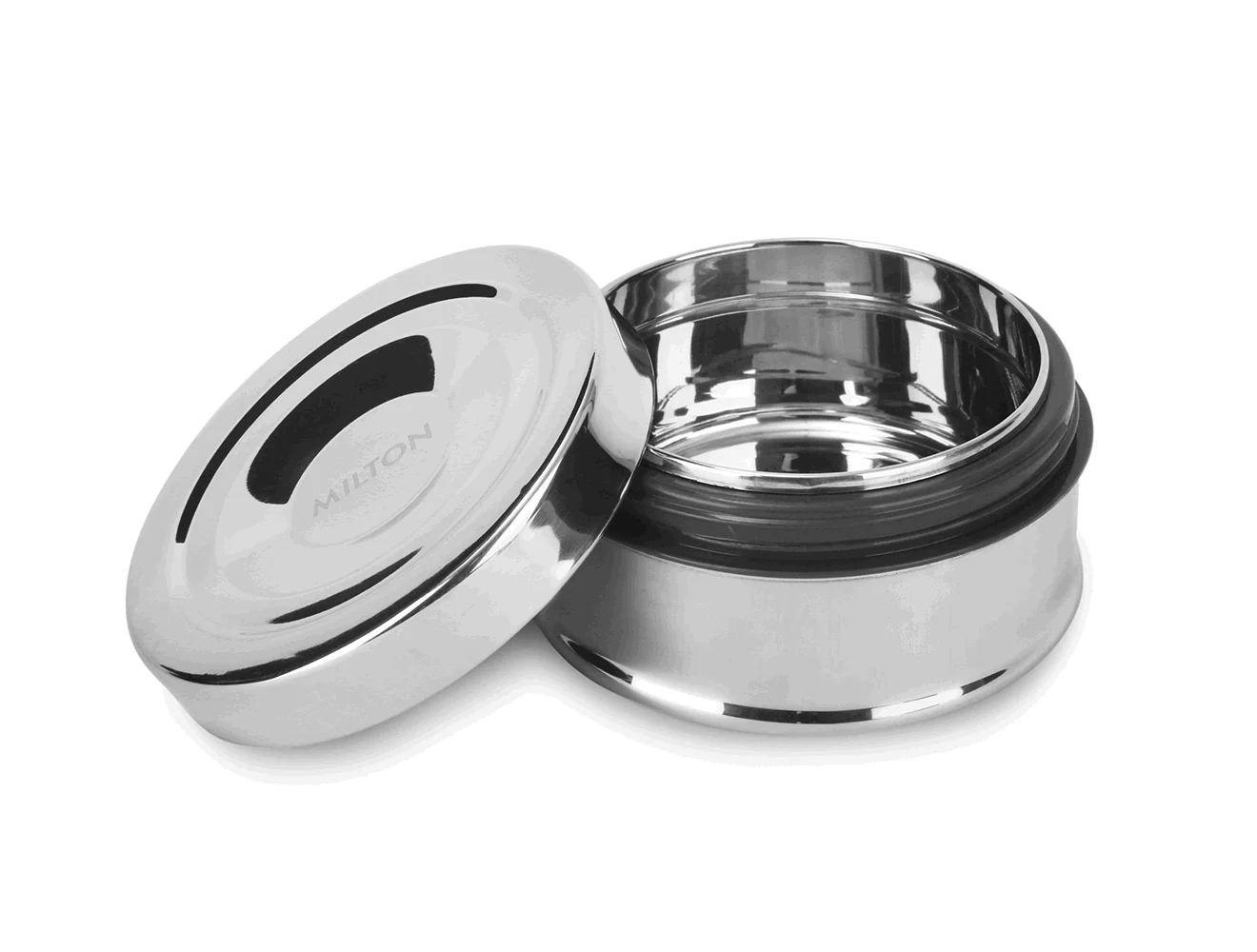 Steel Snack Stainless Steel Tiffin (Milton) - Image 4
