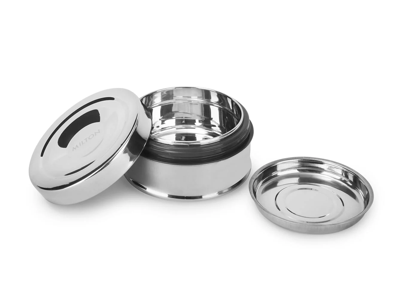 Steel Snack Stainless Steel Tiffin (Milton) - Image 6