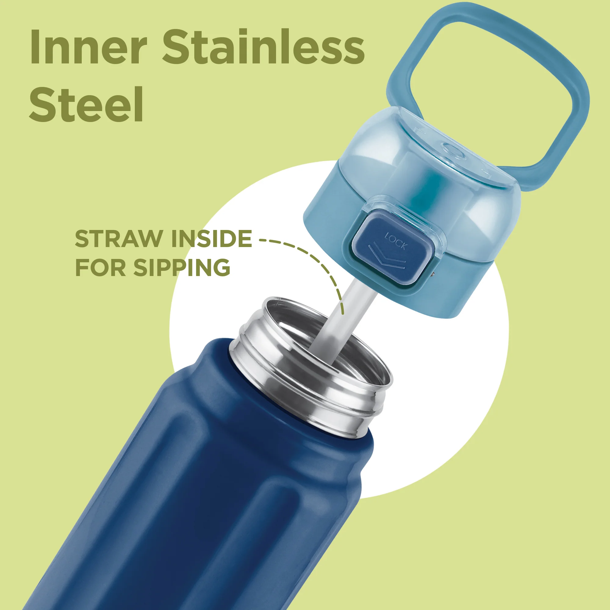 Steel Taurus Water Bottle (Milton) - Image 3