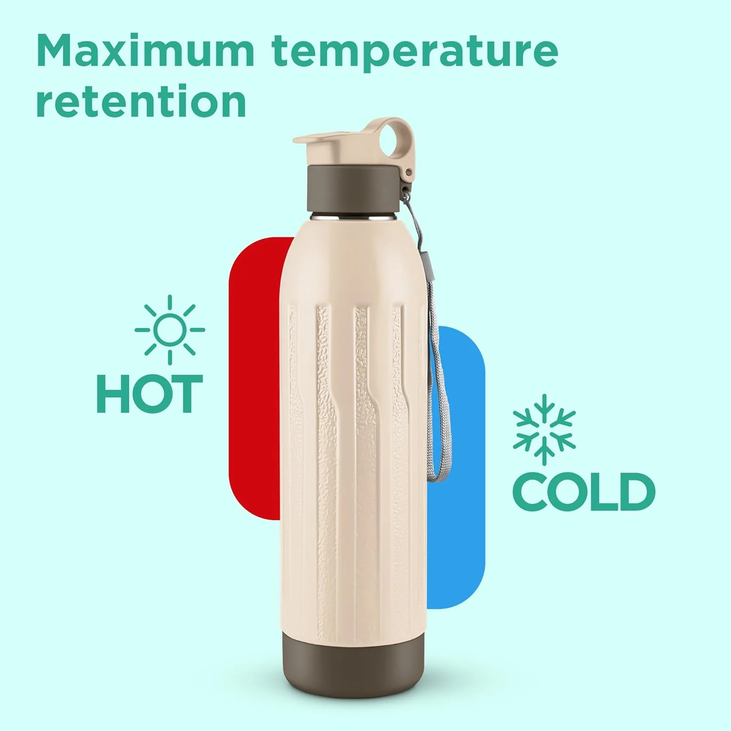 Steel Vigor Insulated Water Bottle (Milton) - Image 2
