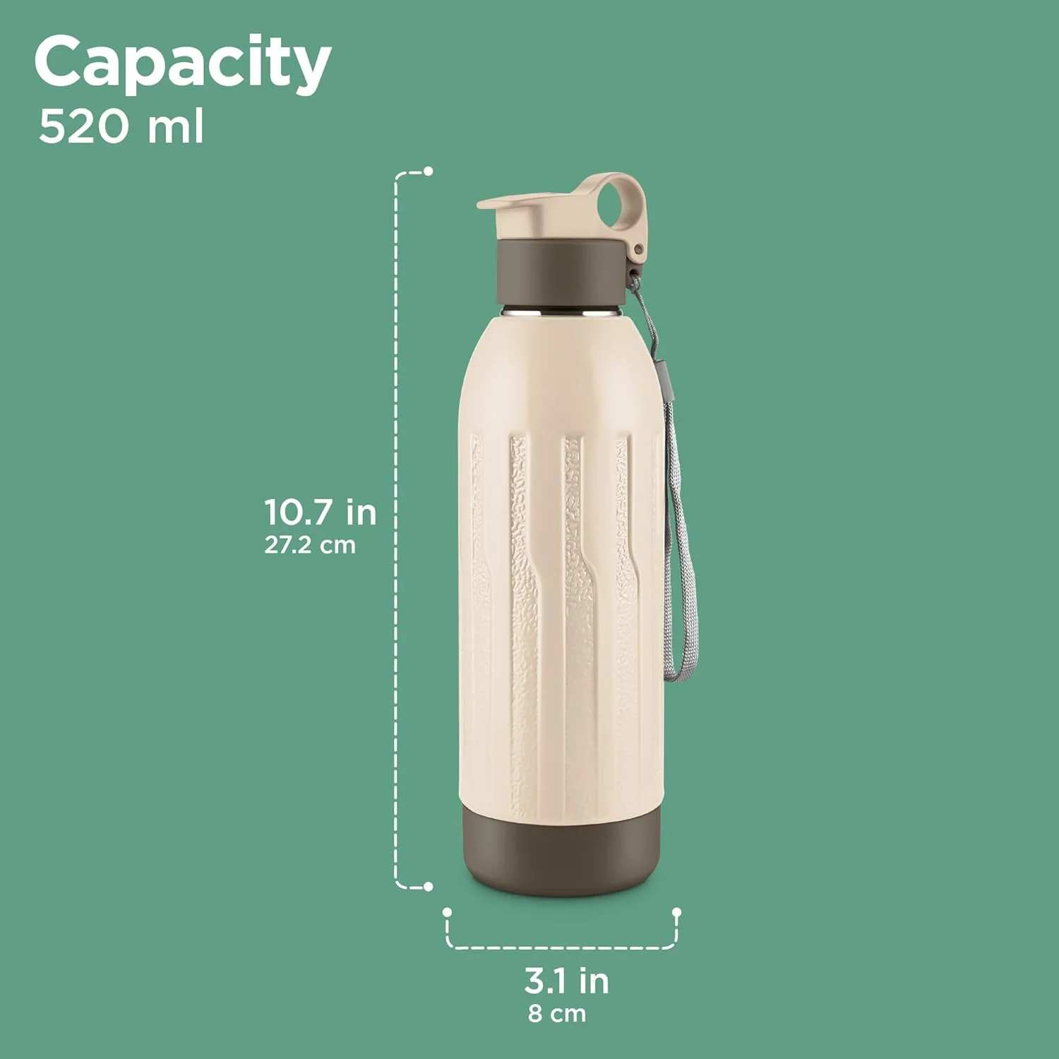 Steel Vigor Insulated Water Bottle (Milton) - Image 4
