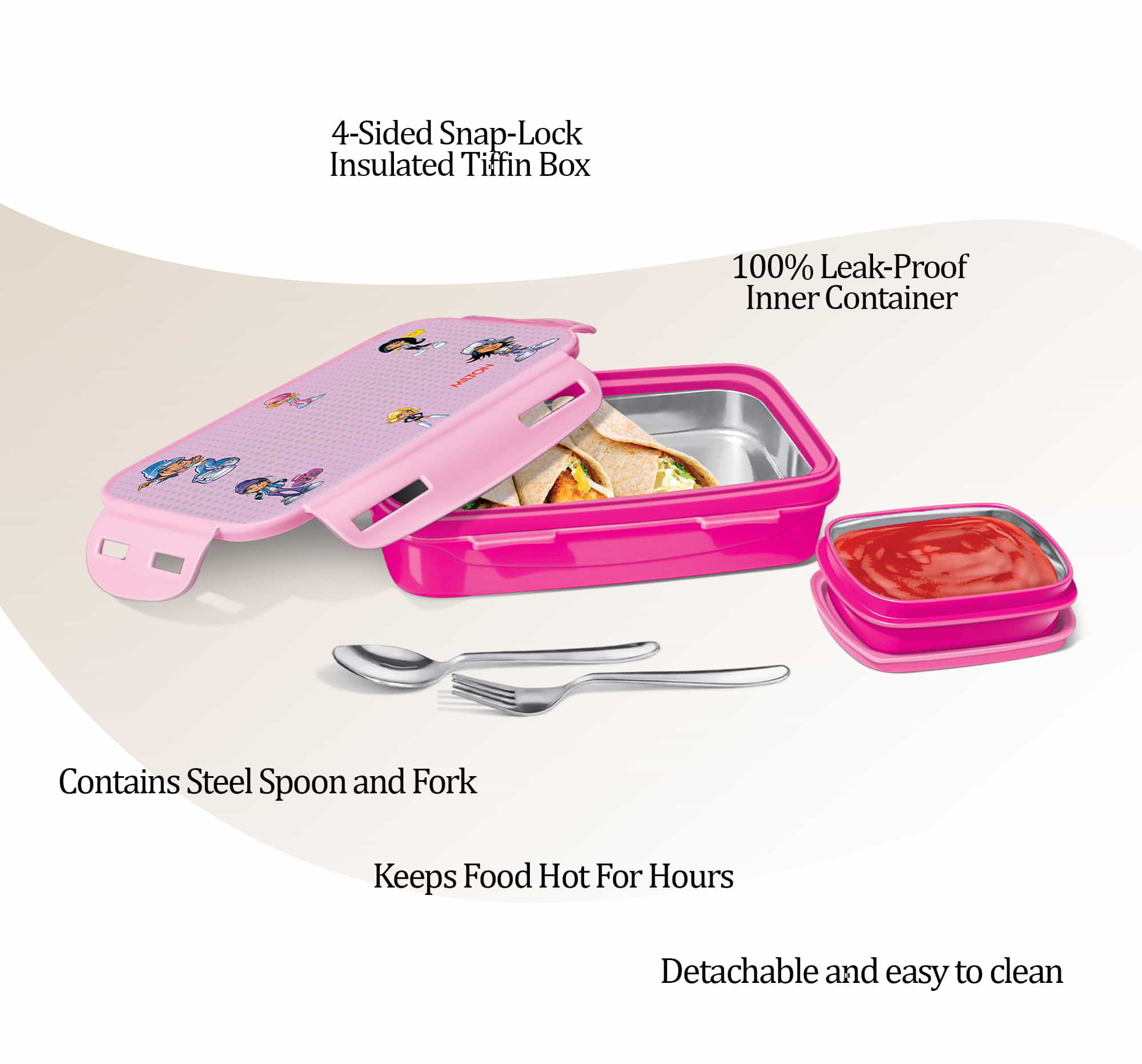 Steely Deluxe Mini Insulated Lunchbox (Milton) - Image 5