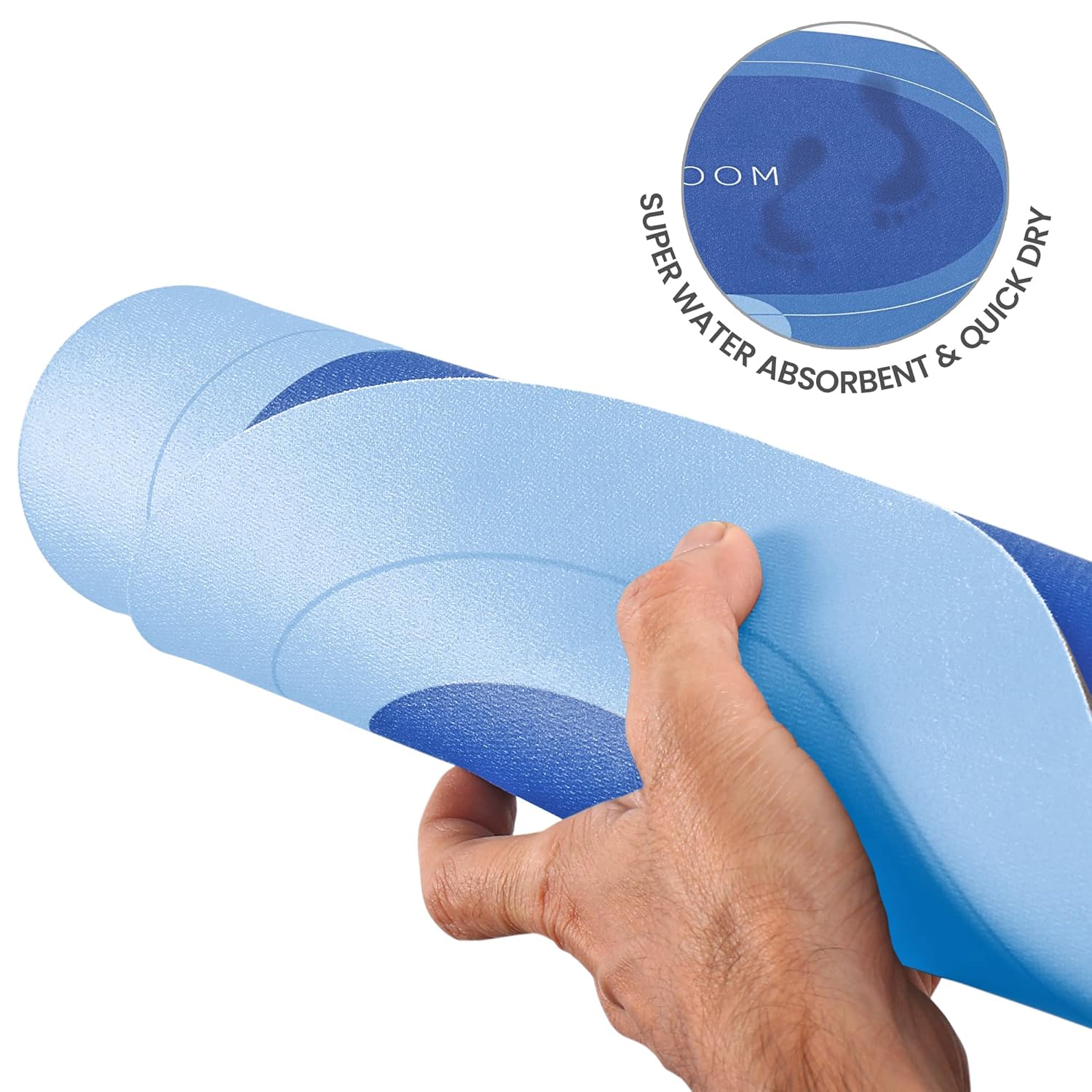 Super Water Absorbent Bath Mat (Spotzero By Milton) - Image 4