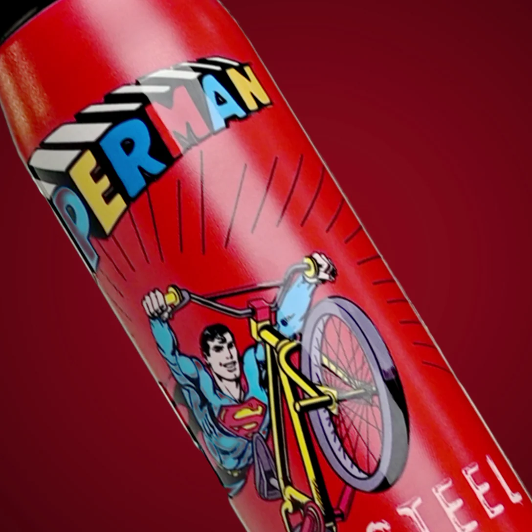 Superman 3D Design Handy Stainless Steel Bottle (Milton) - Image 3