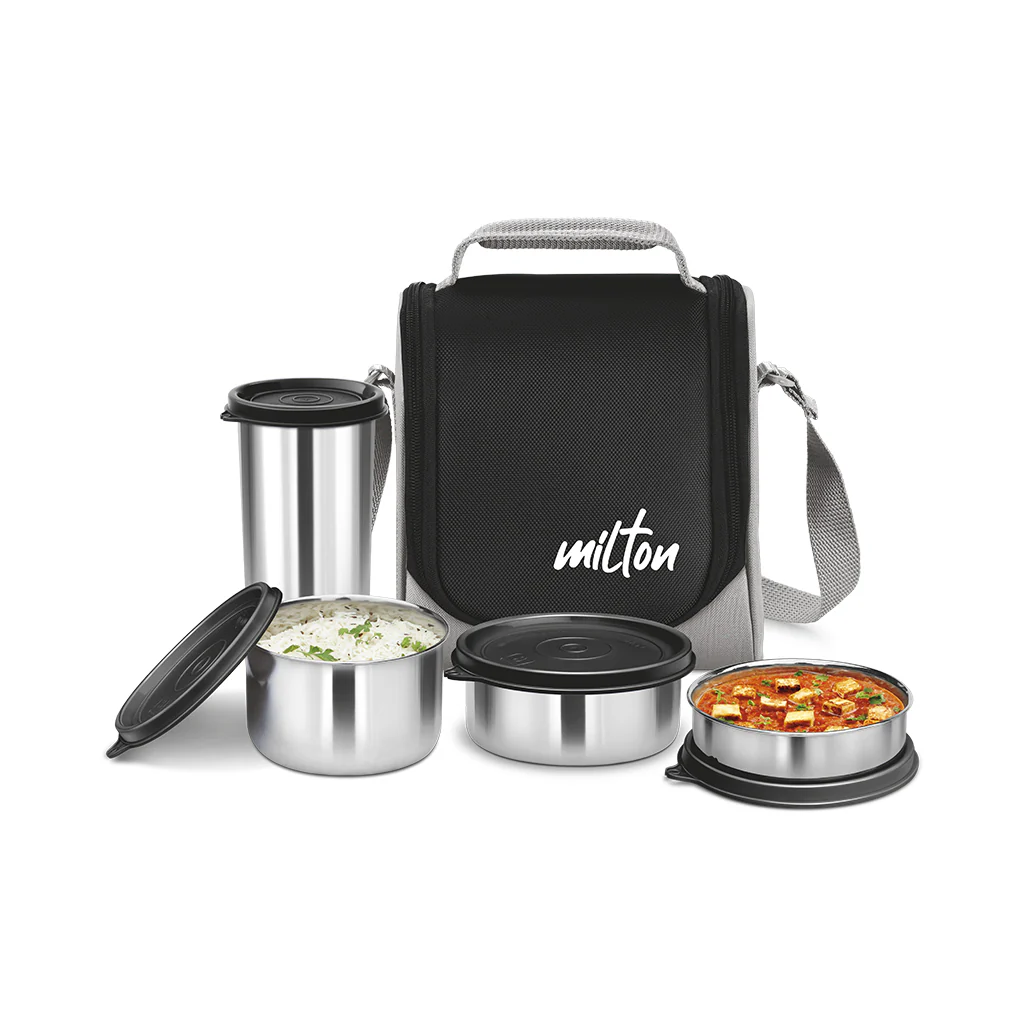 Tasty Lunch Combo Steel Tiffin (Milton) - Image 13