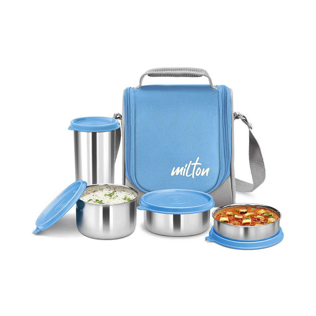 Tasty Lunch Combo Steel Tiffin (Milton) - Image 14
