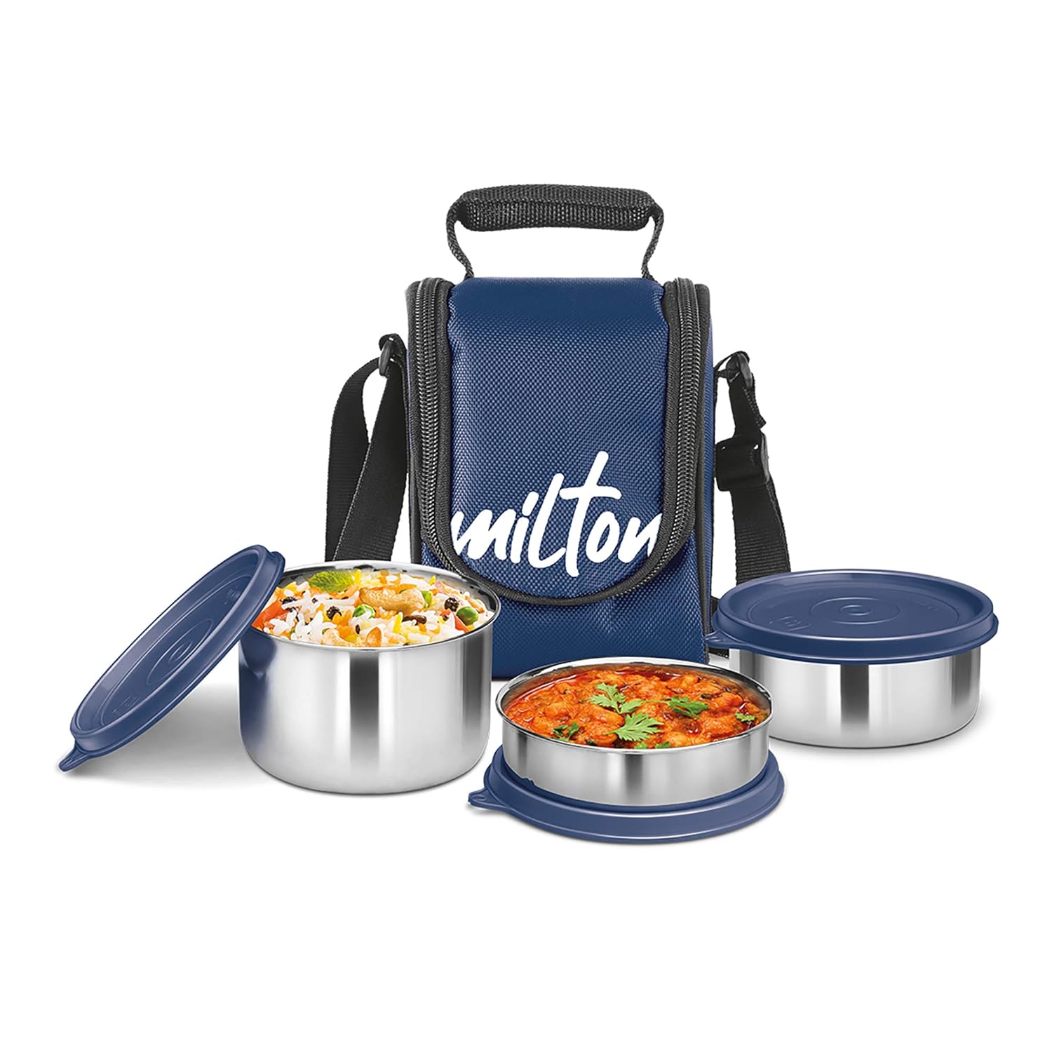 Tasty Lunch Combo Steel Tiffin (Milton) - Image 17