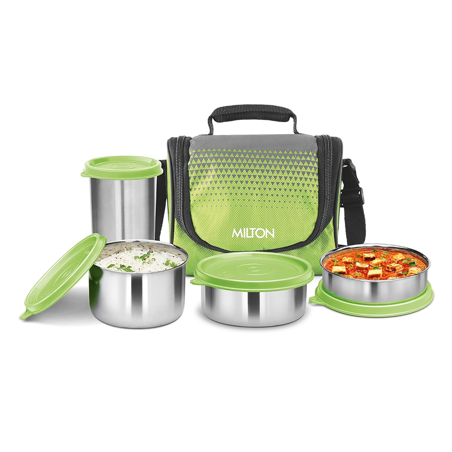 Tasty Lunch Combo Steel Tiffin (Milton) - Image 18