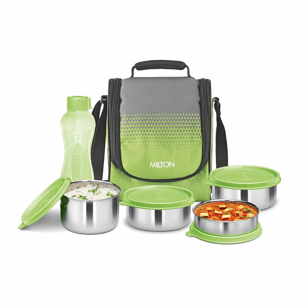 Tasty Lunch Combo Steel Tiffin (Milton) - Image 9