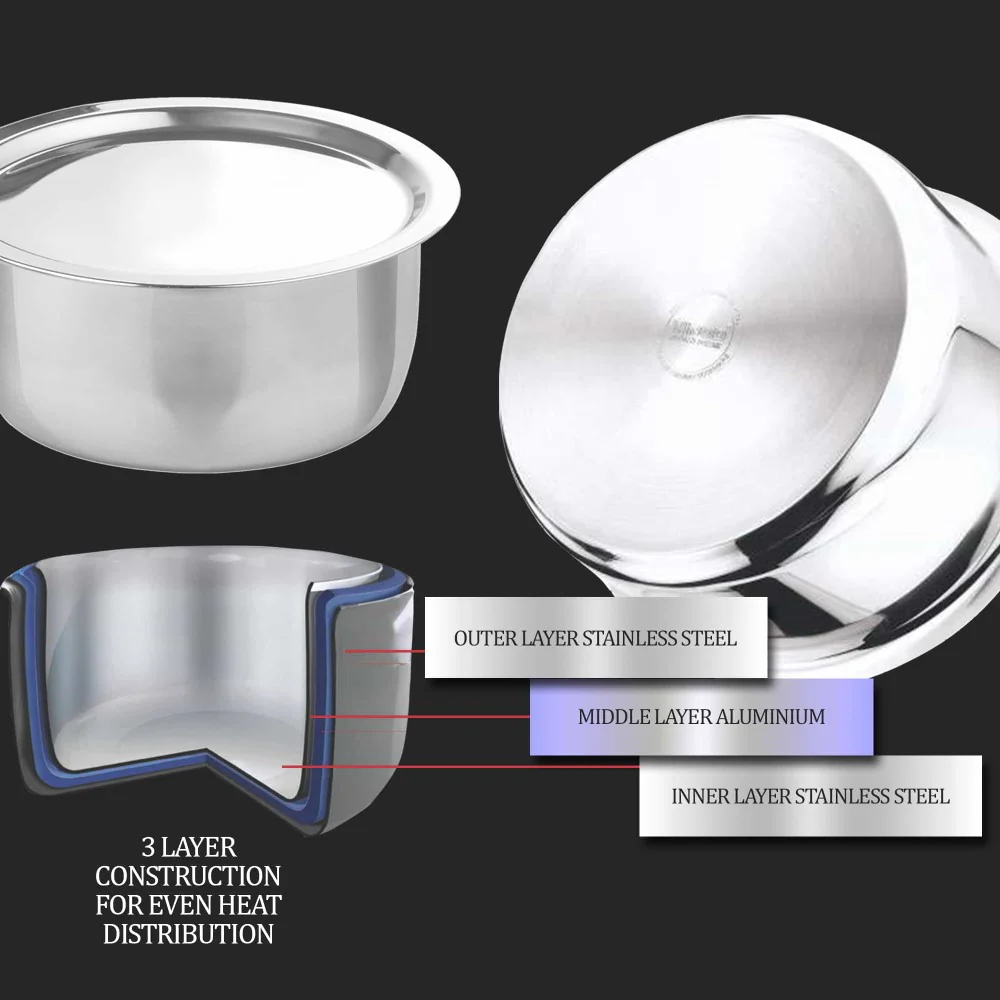 Tope With Lid - Triply (Milton Procook) - Image 3
