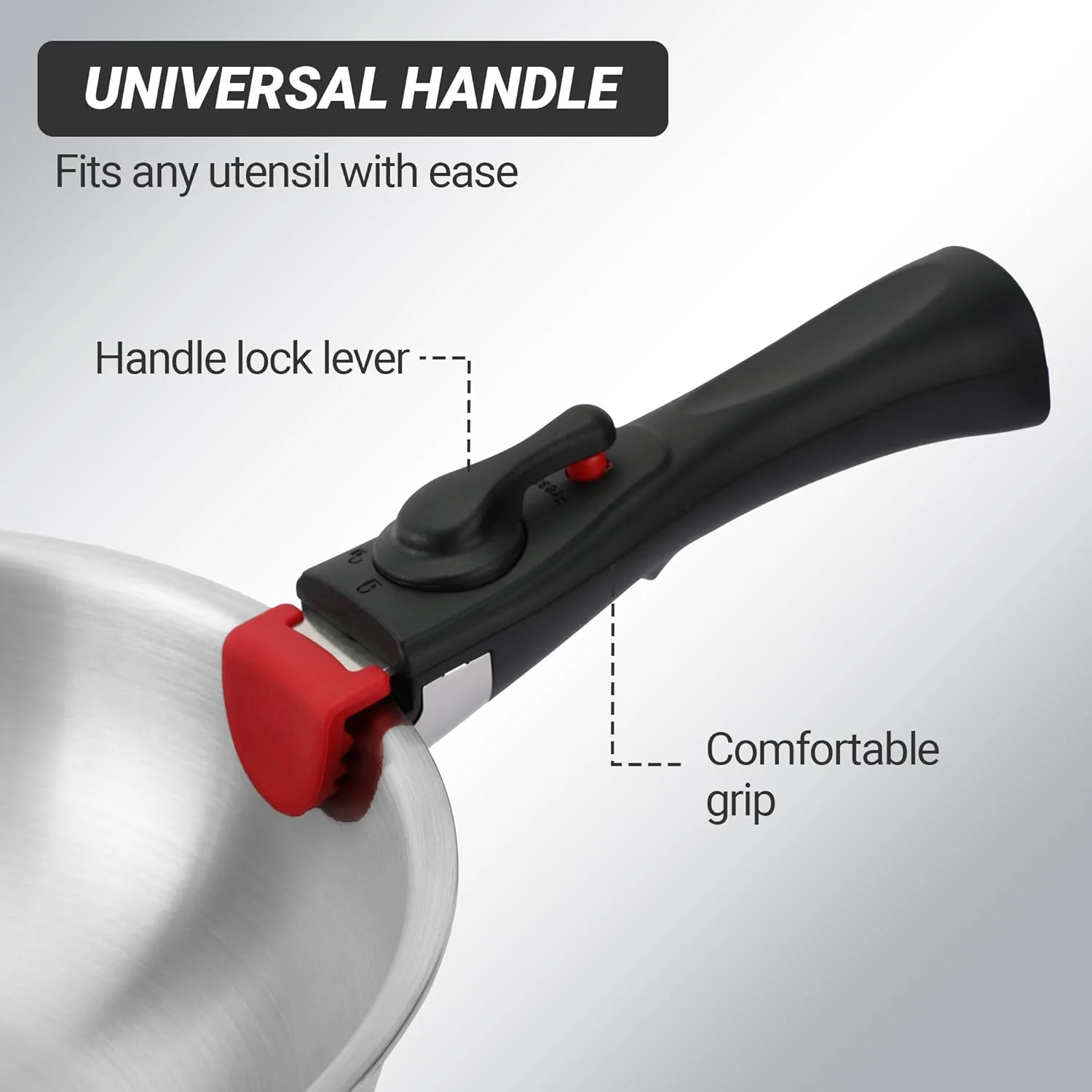 Triply Stainless Steel Cookware Set with Detachable Handle - Image 7