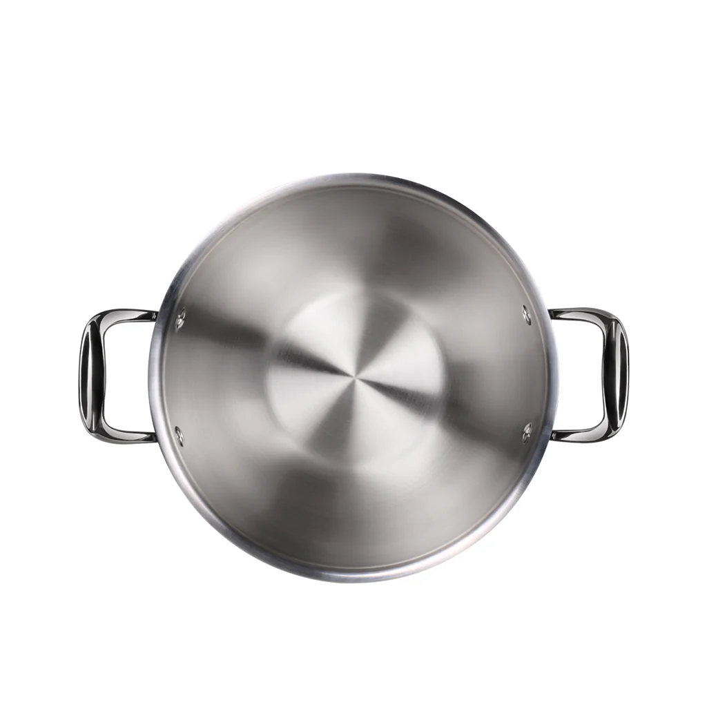 Triply Stainless Steel Kadhai with Lid (Milton Procook) - Image 15
