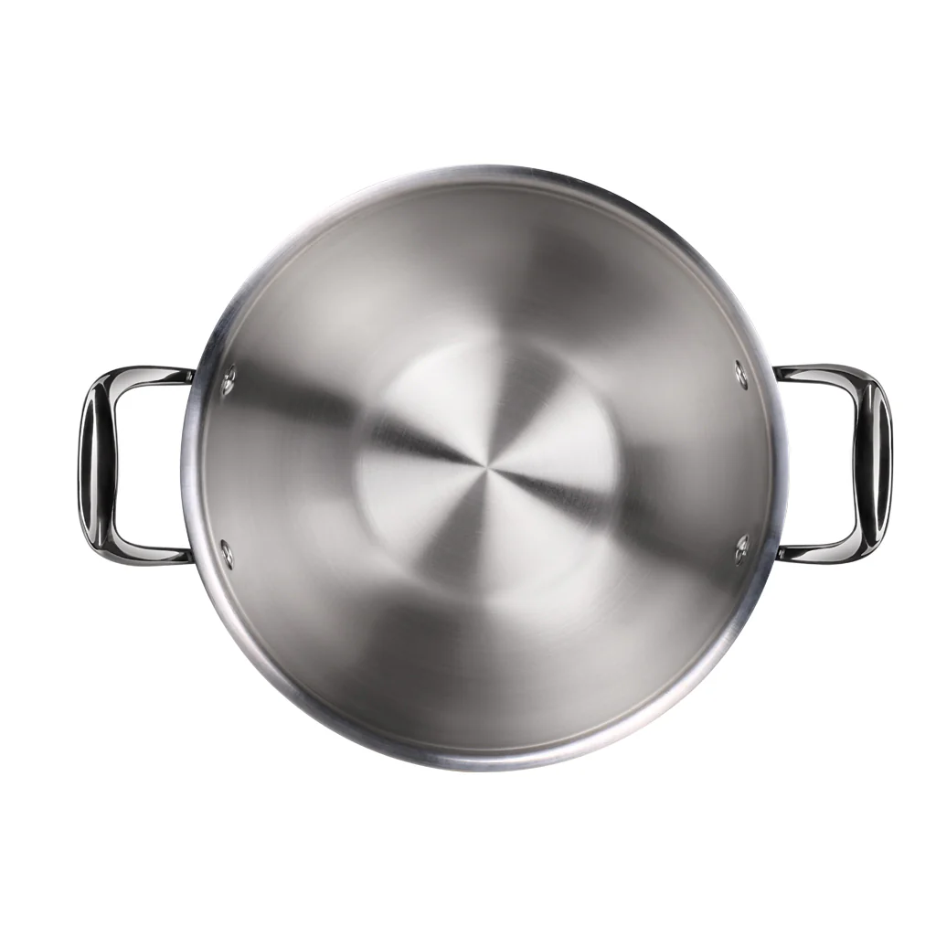 Triply Stainless Steel Kadhai with Lid (Milton Procook) - Image 17