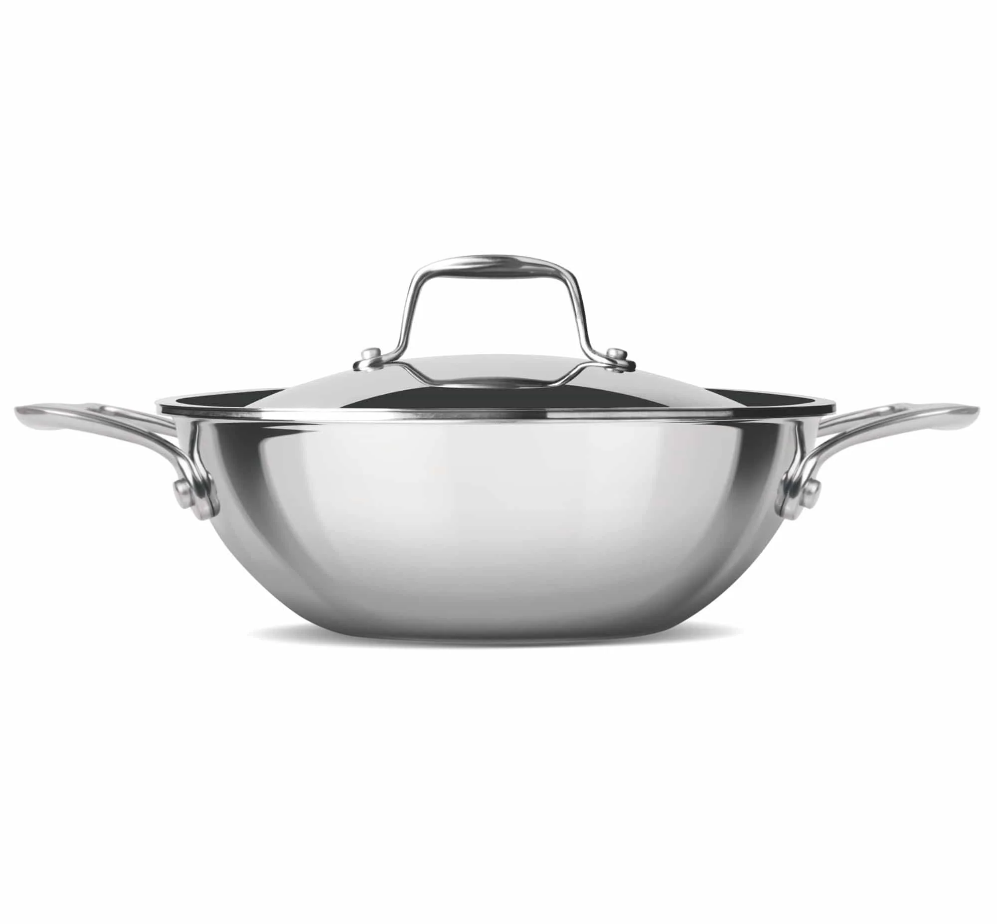 Triply Stainless Steel Kadhai with Lid (Milton Procook) - Image 4