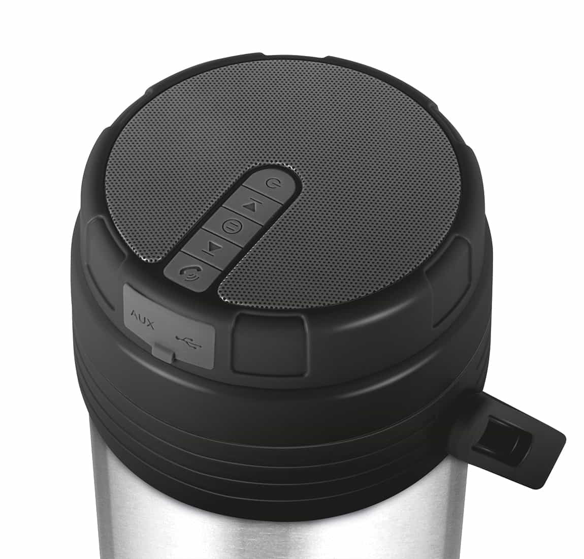 Woofer Thermosteel Tiffin With Bluetooth Speaker (Milton) - Image 3